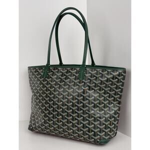 Goyard Saint Louis Medium Tote Green Goyardine Canvas B-2